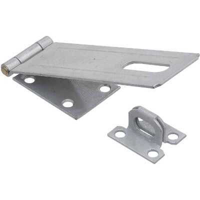 National 6 In. Galvanized Non-Swivel Safety Hasp