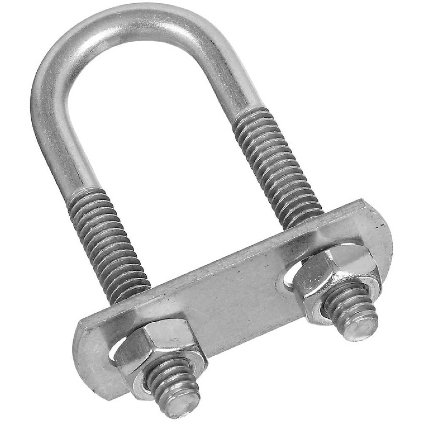 National 1/4 In. x 3/4 In. x 2-1/2 In. Stainless Steel Round U Bolt Image 1